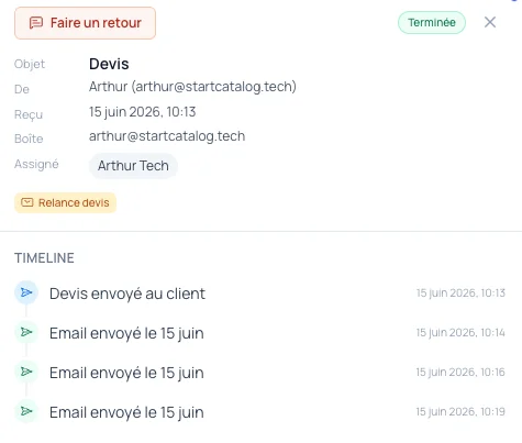 Détection des devis sans réponse